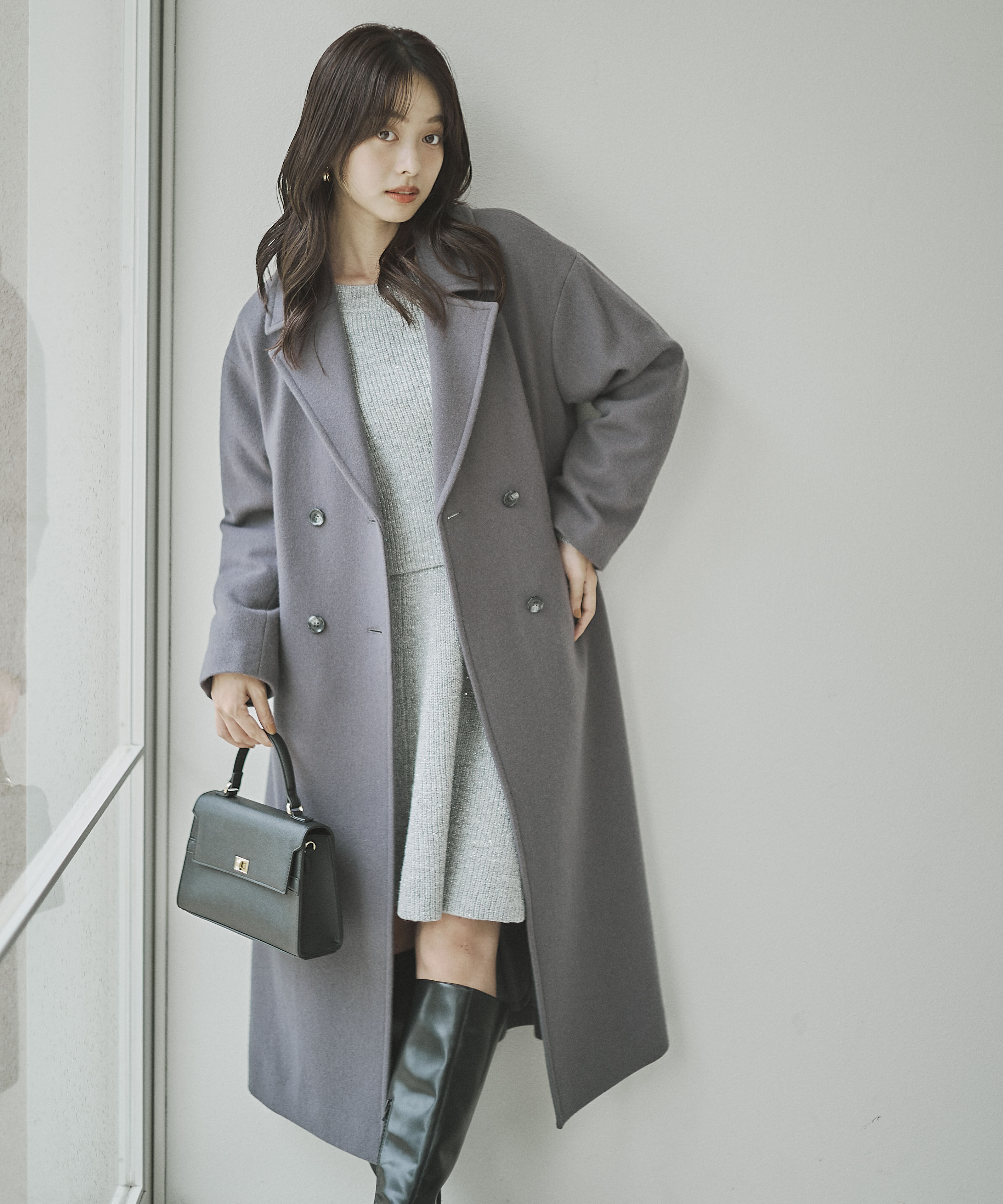 PROPORTION BODY DRESSING「ダブル釦チェスターコート 25AW」|その他|