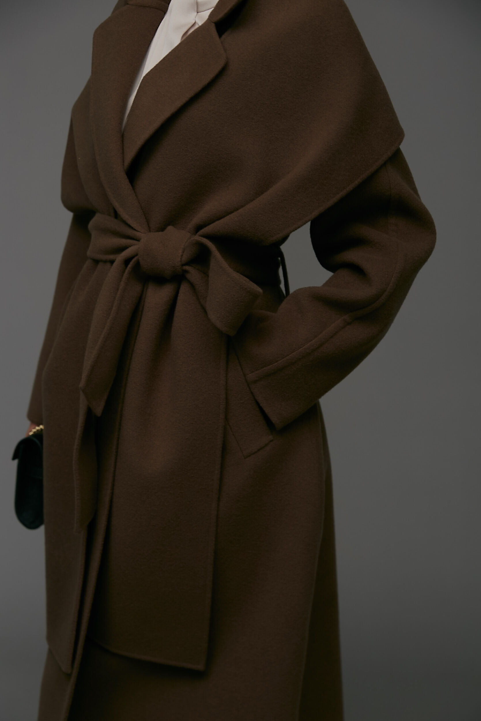  「ストール付きベルテッドリバーコート」|その他|