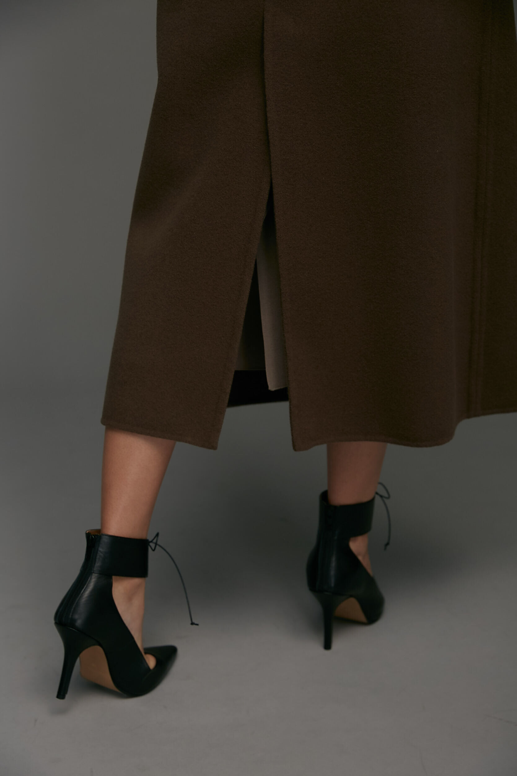  「ストール付きベルテッドリバーコート」|その他|