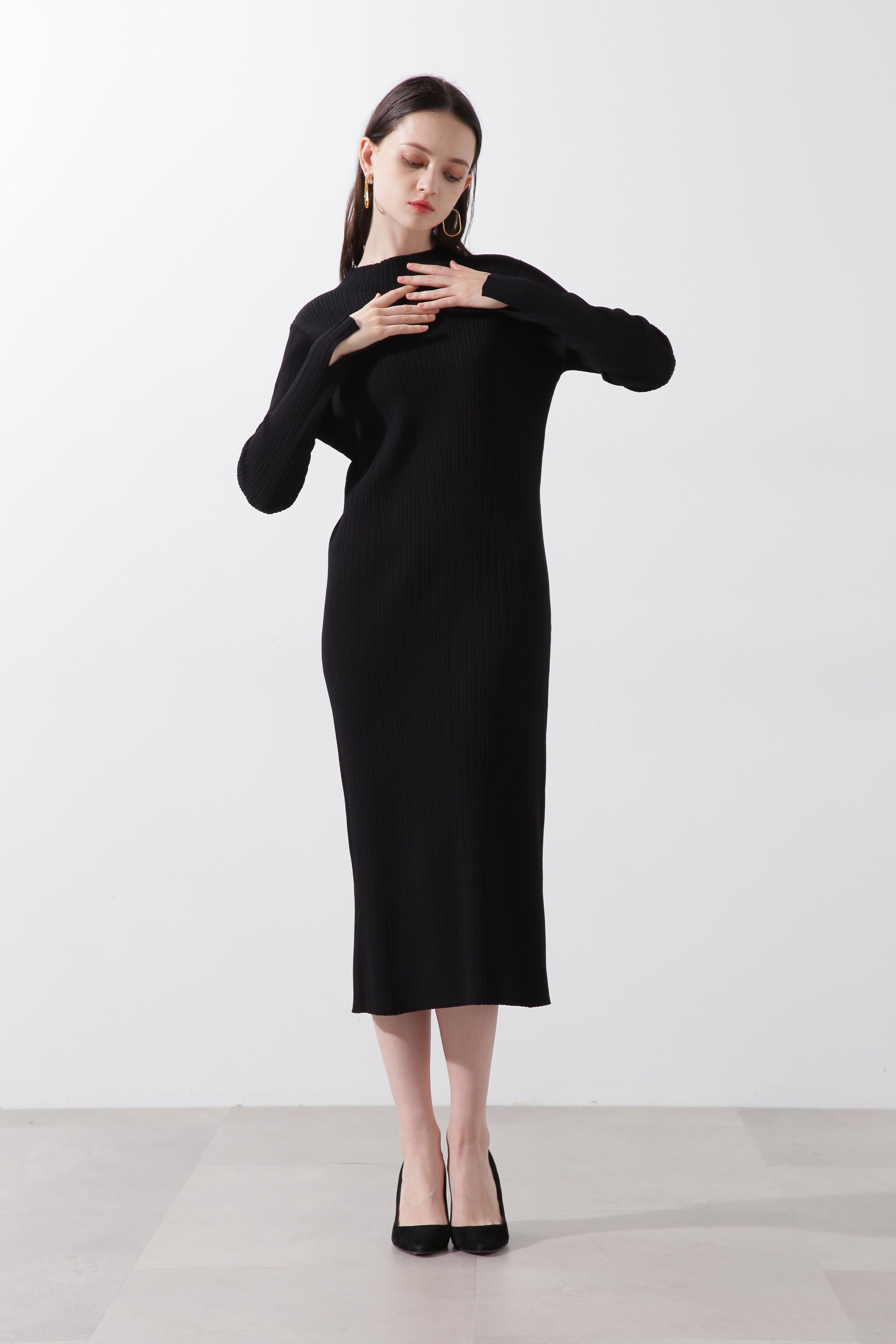  「◆レイヤードニットワンピース」|ワンピース|