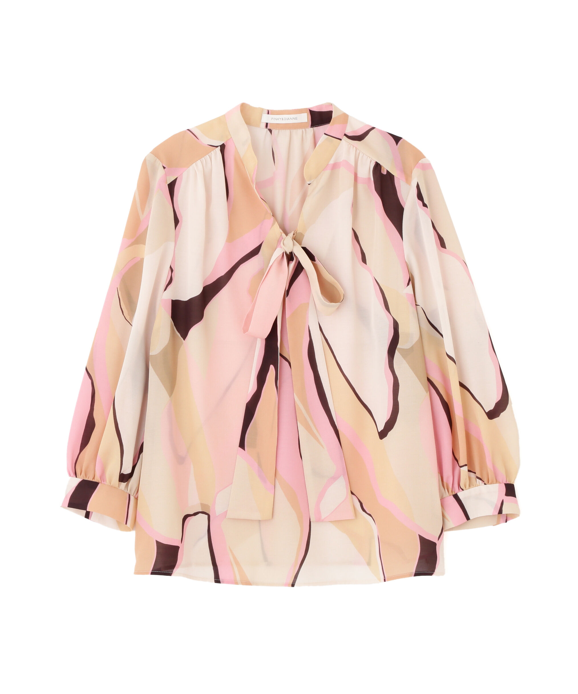  「◆マルチカラープリントブラウス」|シャツ・ブラウス|