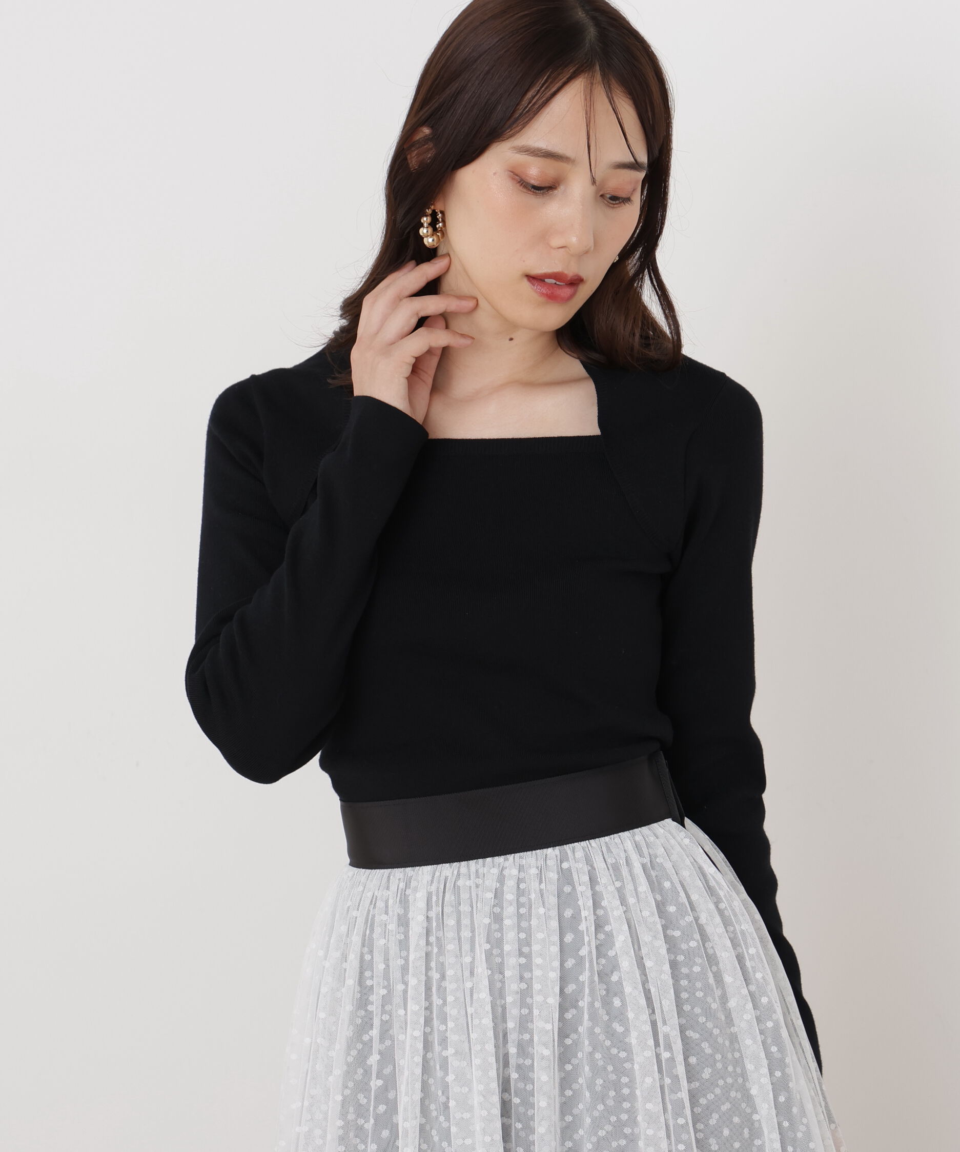  「◆プルオーバーシンプルハイゲージ」|ニット・セーター|