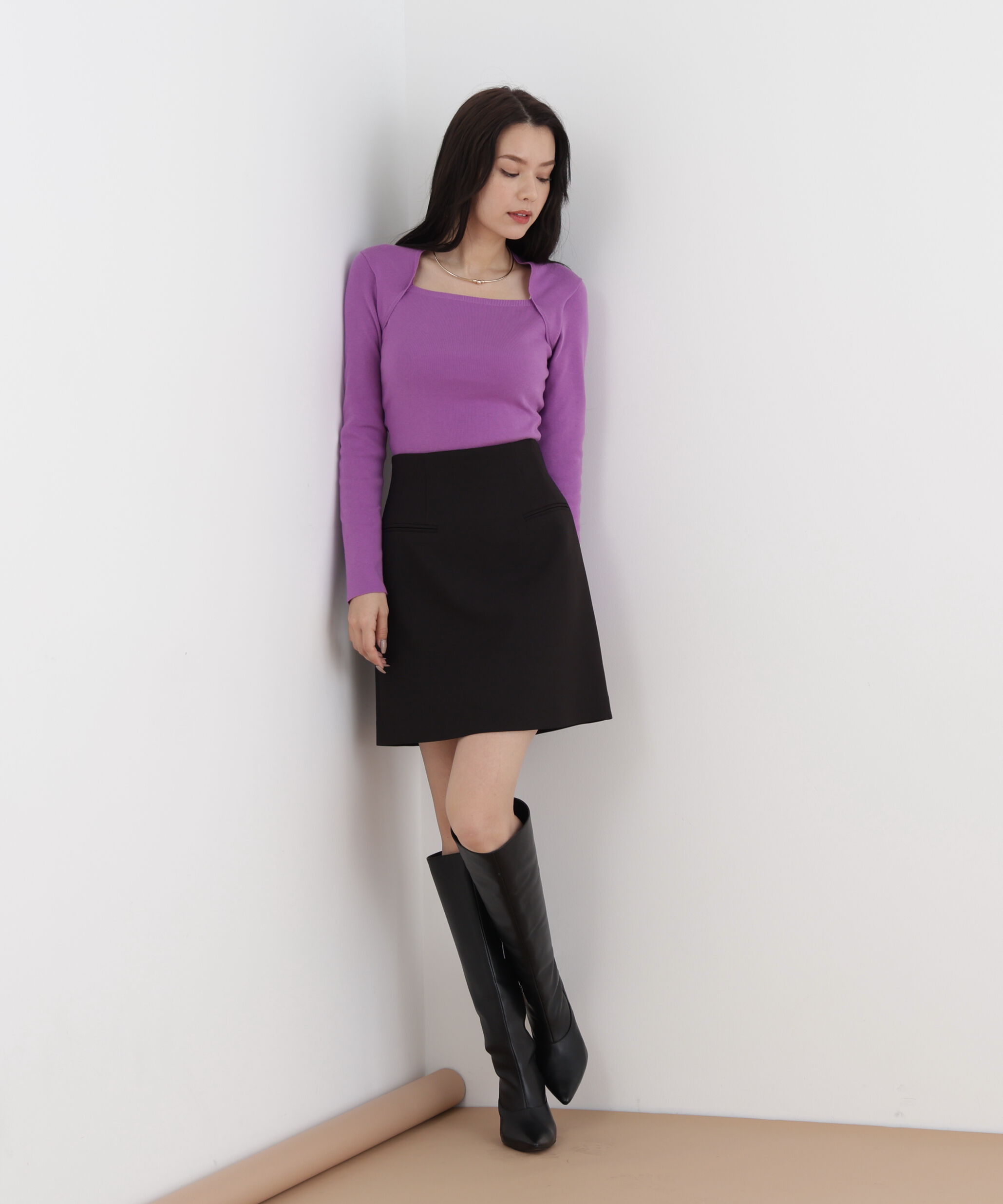  「◆プルオーバーシンプルハイゲージ」|ニット・セーター|