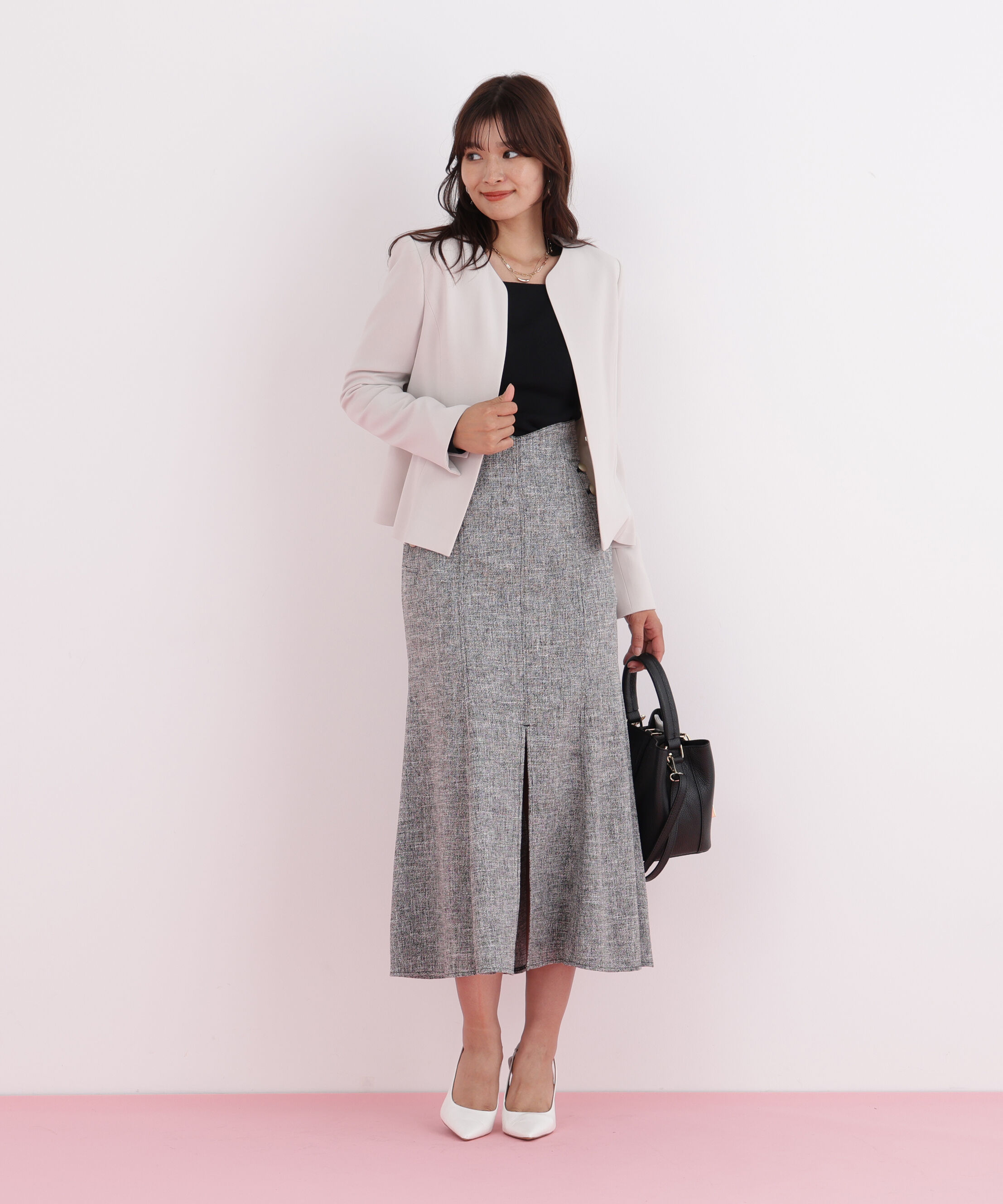  「ミックスブッチャーマーメイドスカート」|スカート|