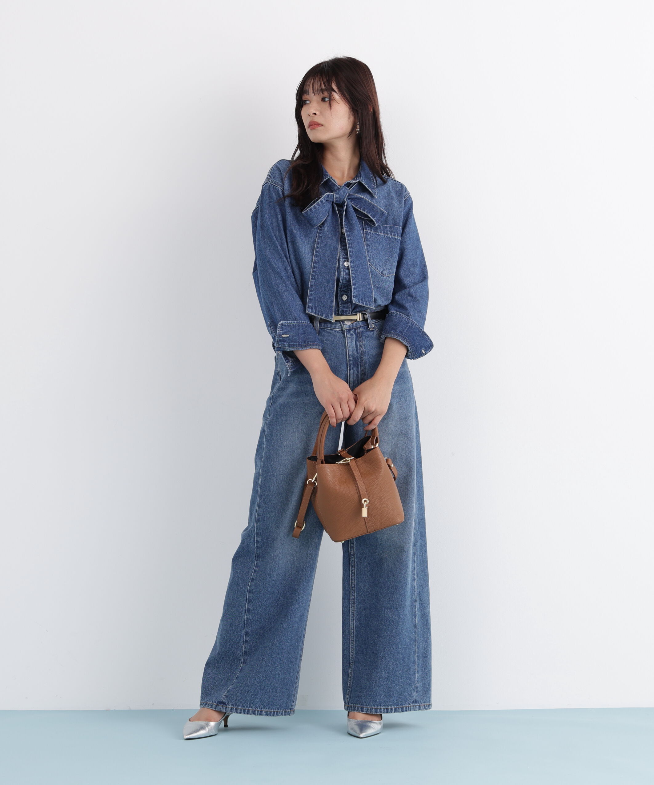  「バギーデニムパンツ」|その他|