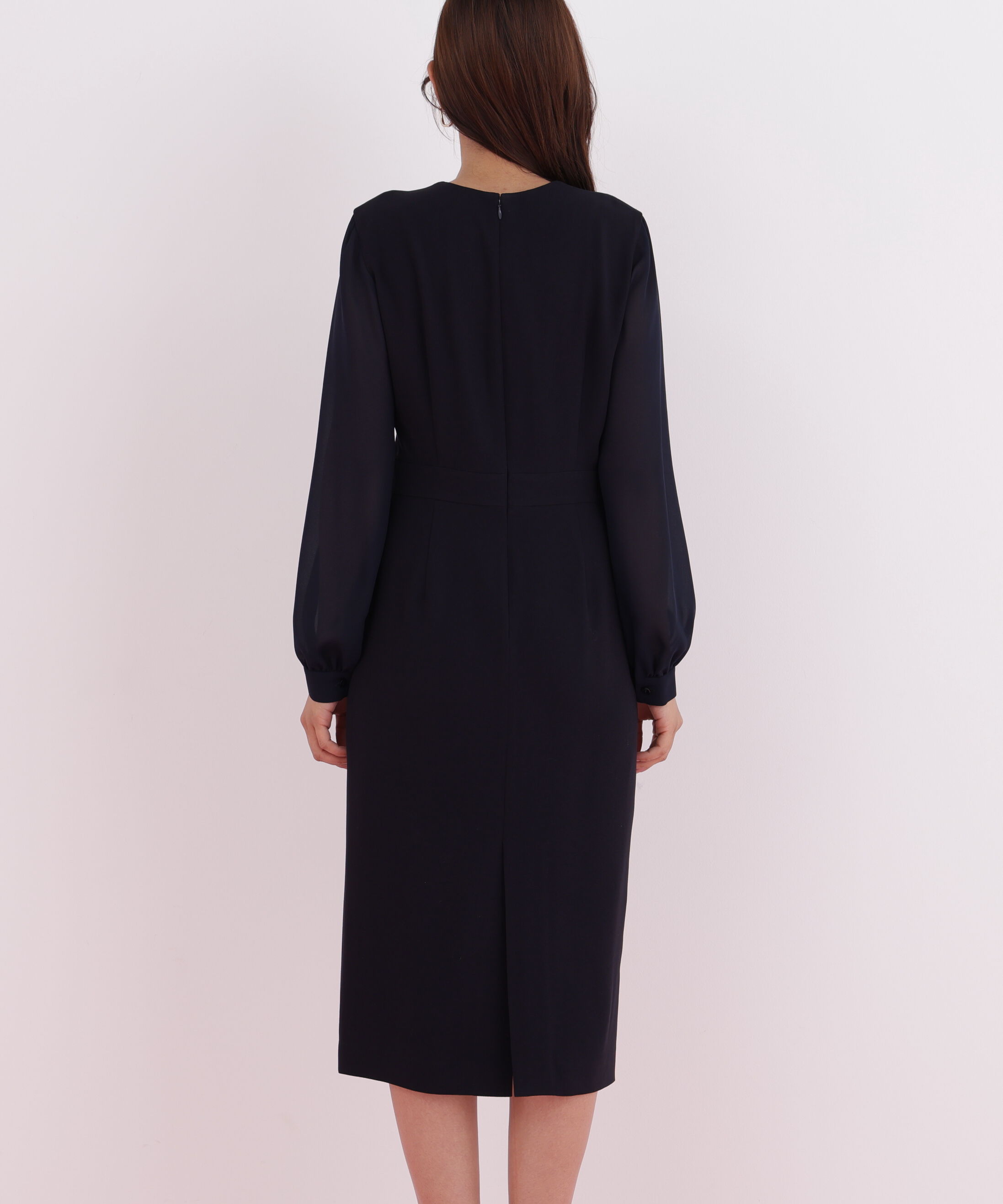  「ダイヤモンドネックコンビワンピース」|ワンピース|