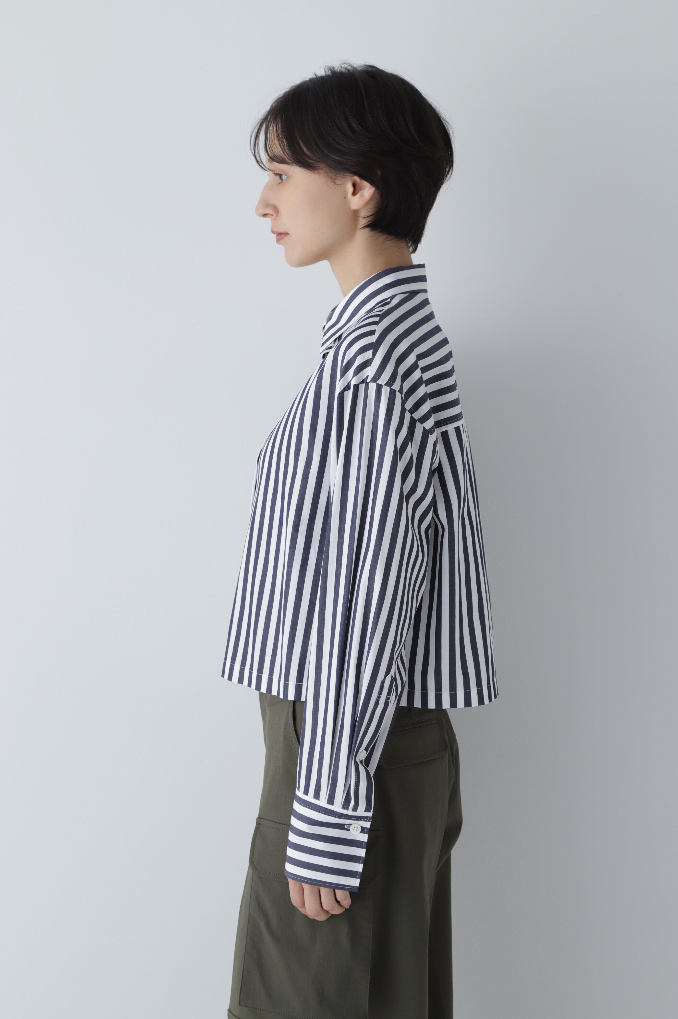  「◆ショート丈シャツ」|シャツ・ブラウス|