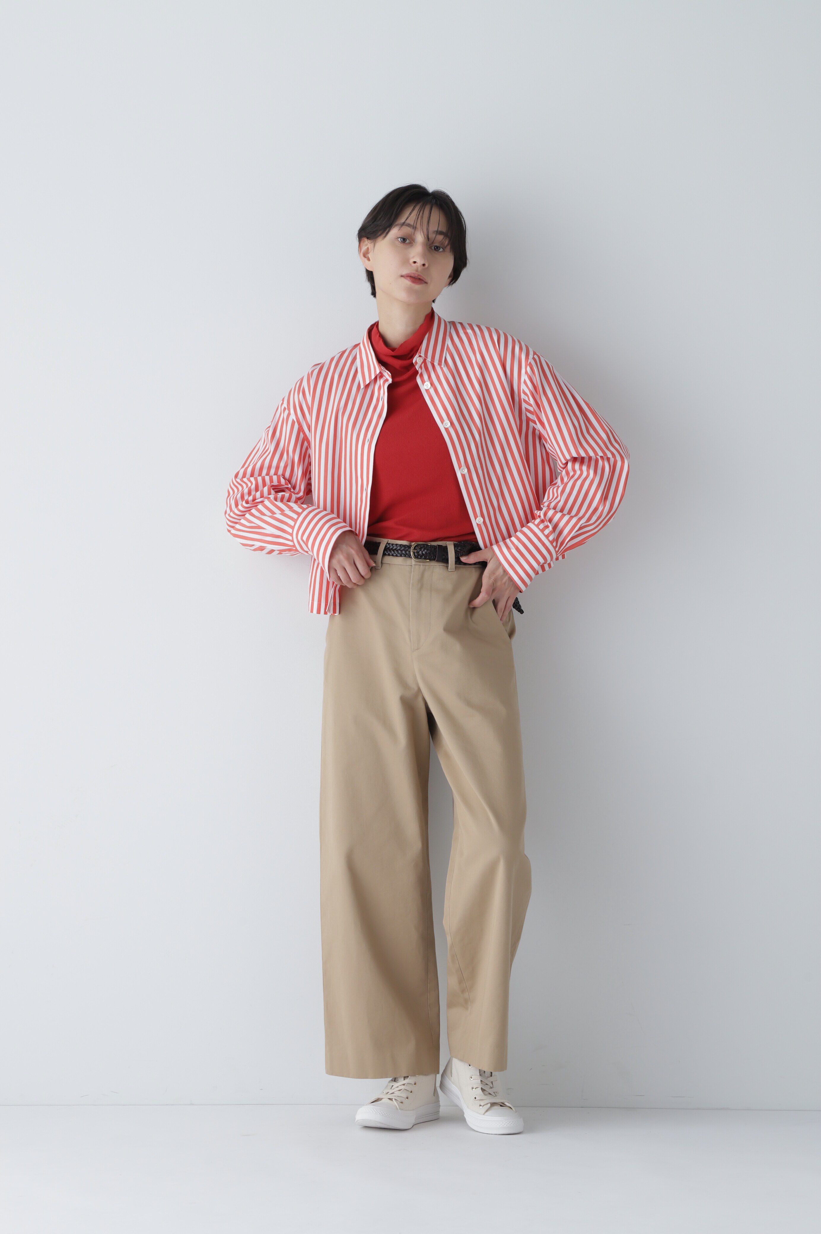  「◆ショート丈シャツ」|シャツ・ブラウス|