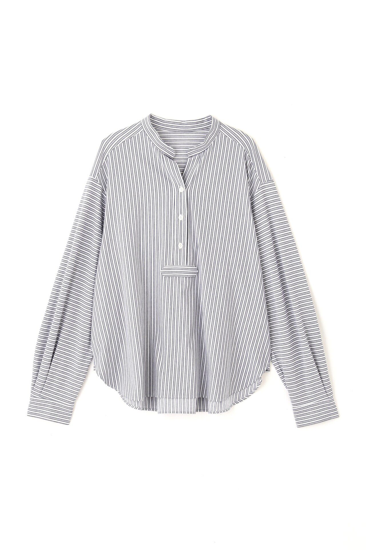  「◆鹿の子ジャージーストライププルオーバー」|Tシャツ・カットソー|