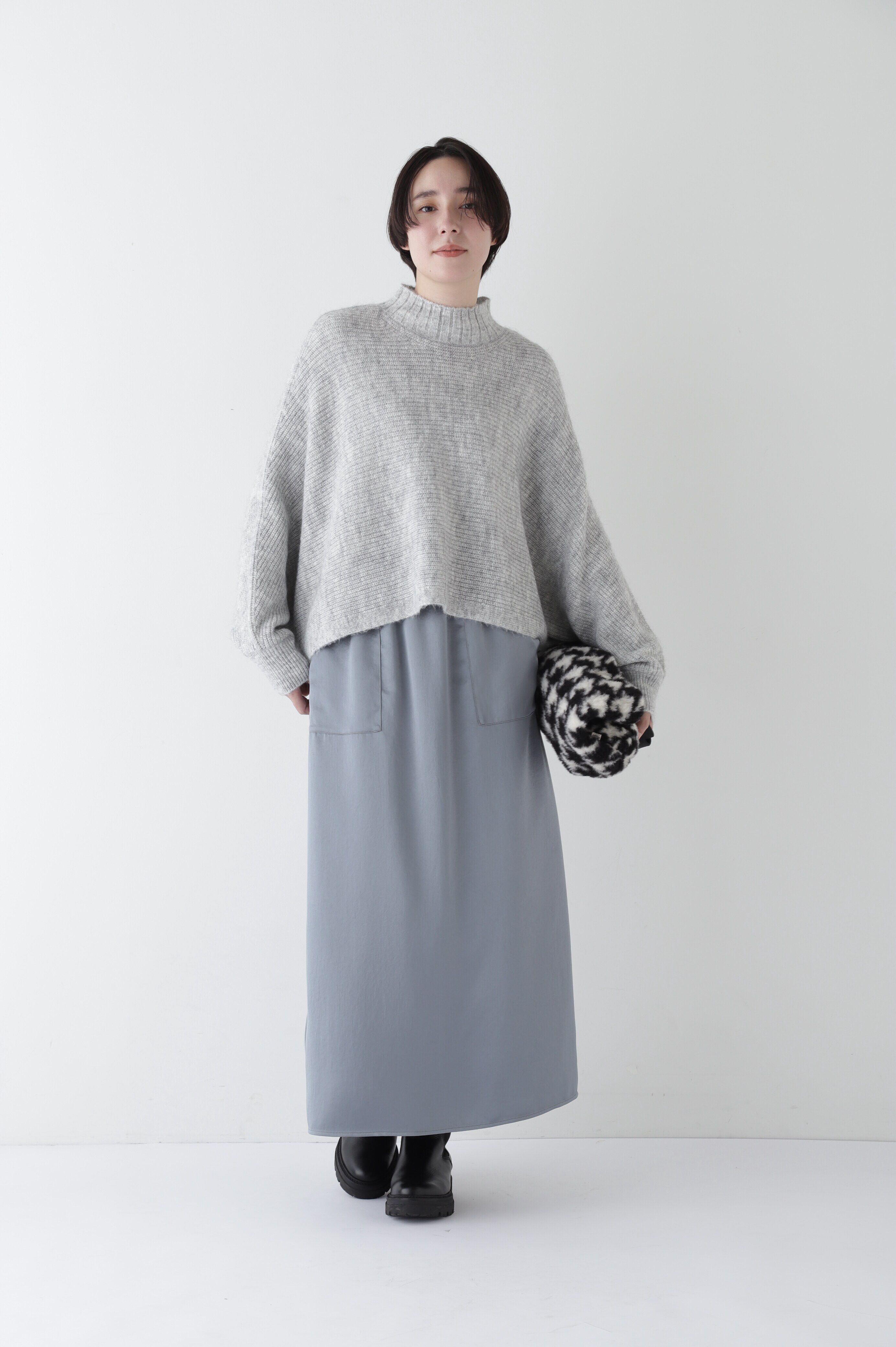  「◆ワッシャーサテンワークディティールスカート」|スカート|