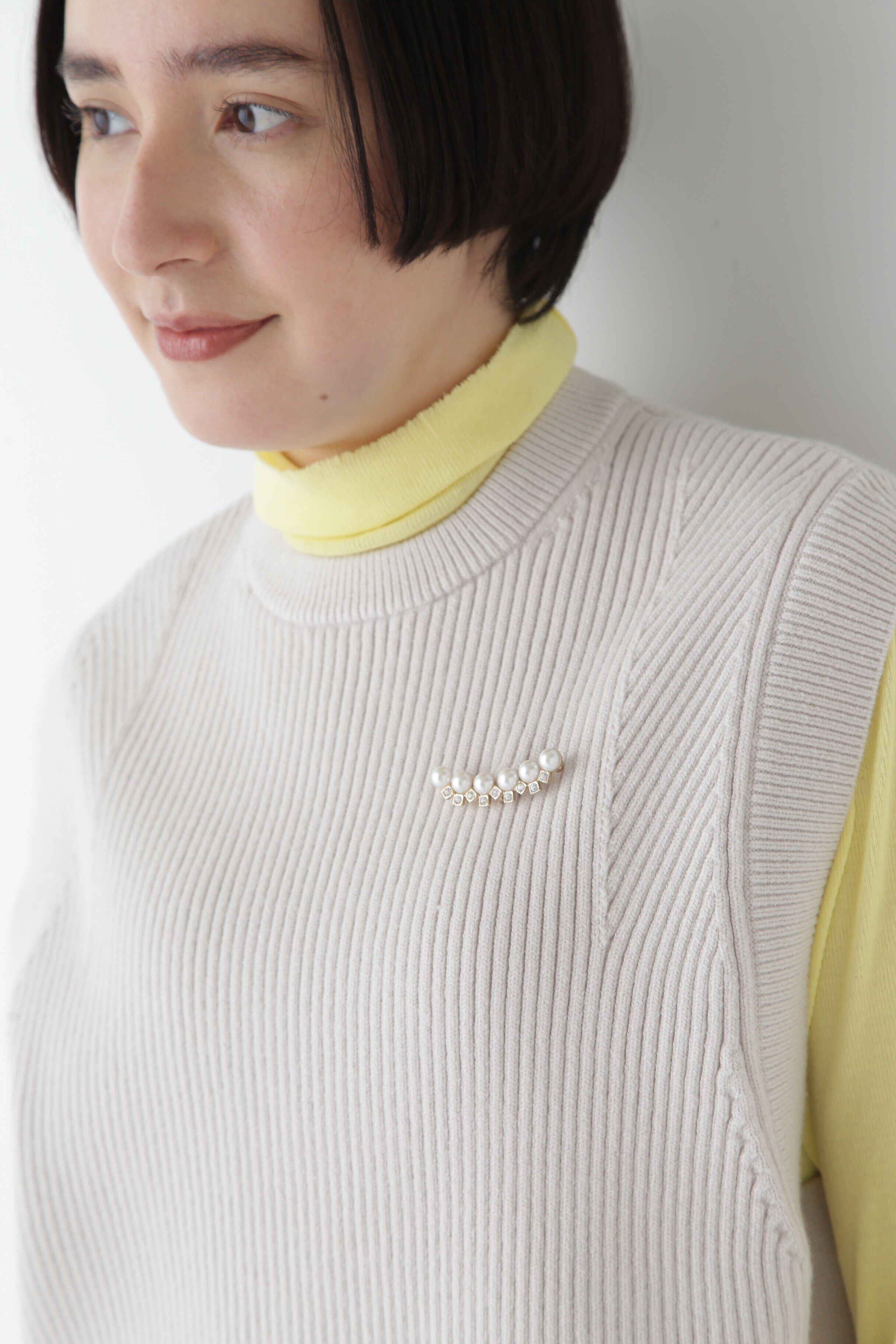  「2wayパール調ネックレス」|ネックレス|ゴールド