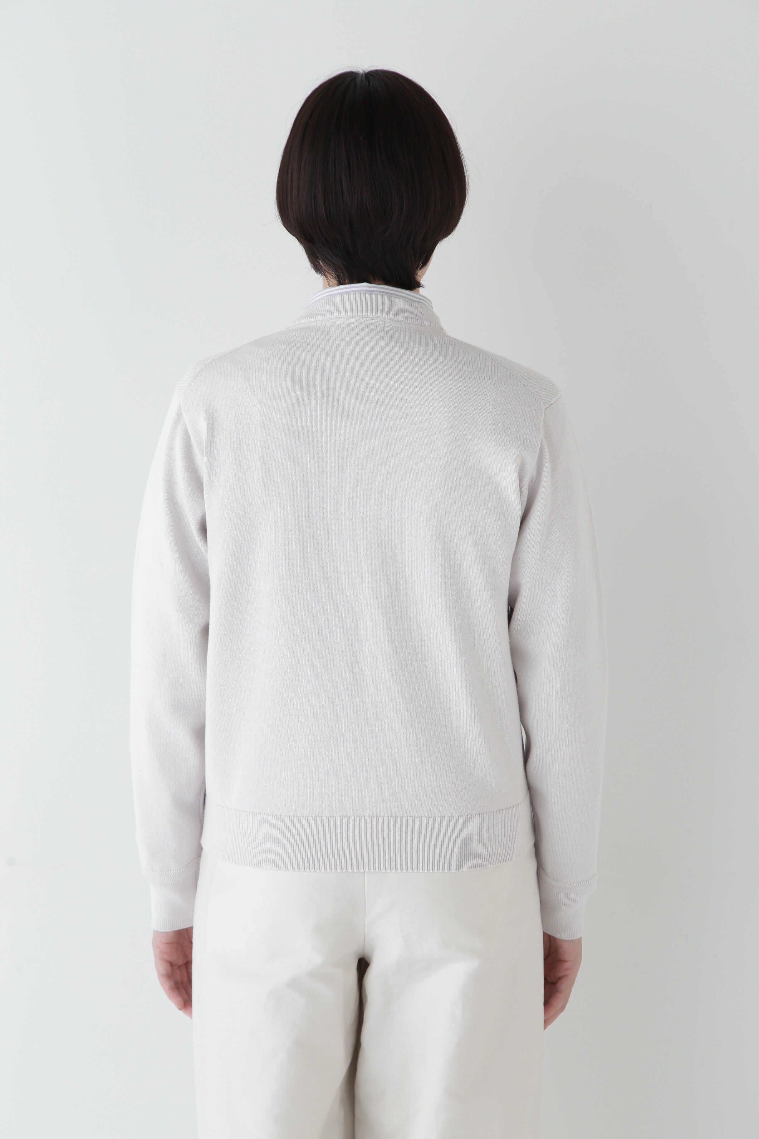  「◆【ウォッシャブル】コットンカシミヤ クルーネックカーディガン」|ニット・セーター|