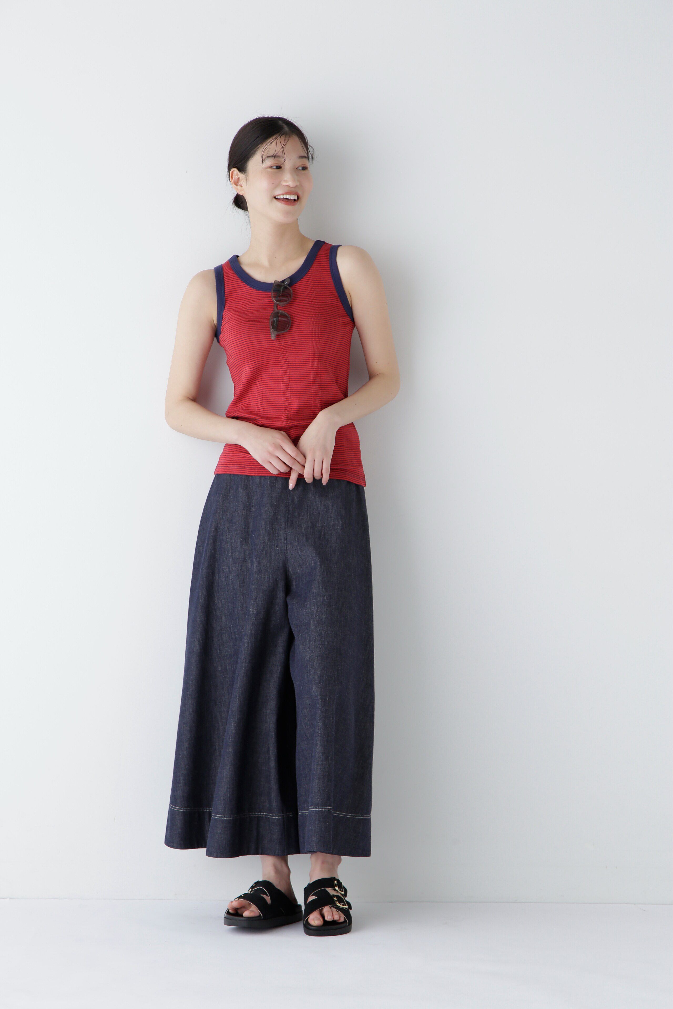  「◆ライトオンスデニムフレアースカーチョ」|スカート|