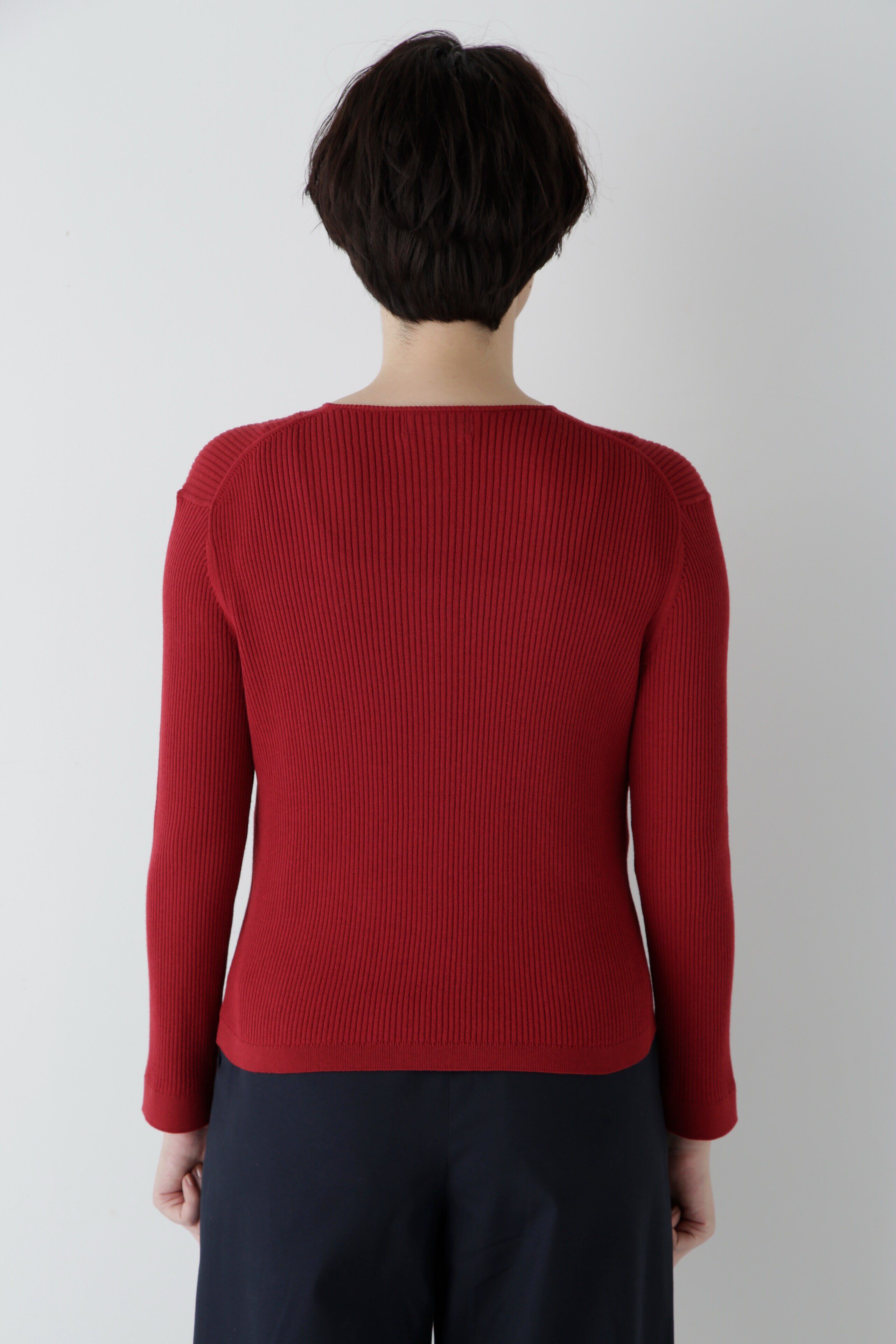  「◆【ウォッシャブル・UVカット】コットン混クルーカーディガン」|ニット・セーター|