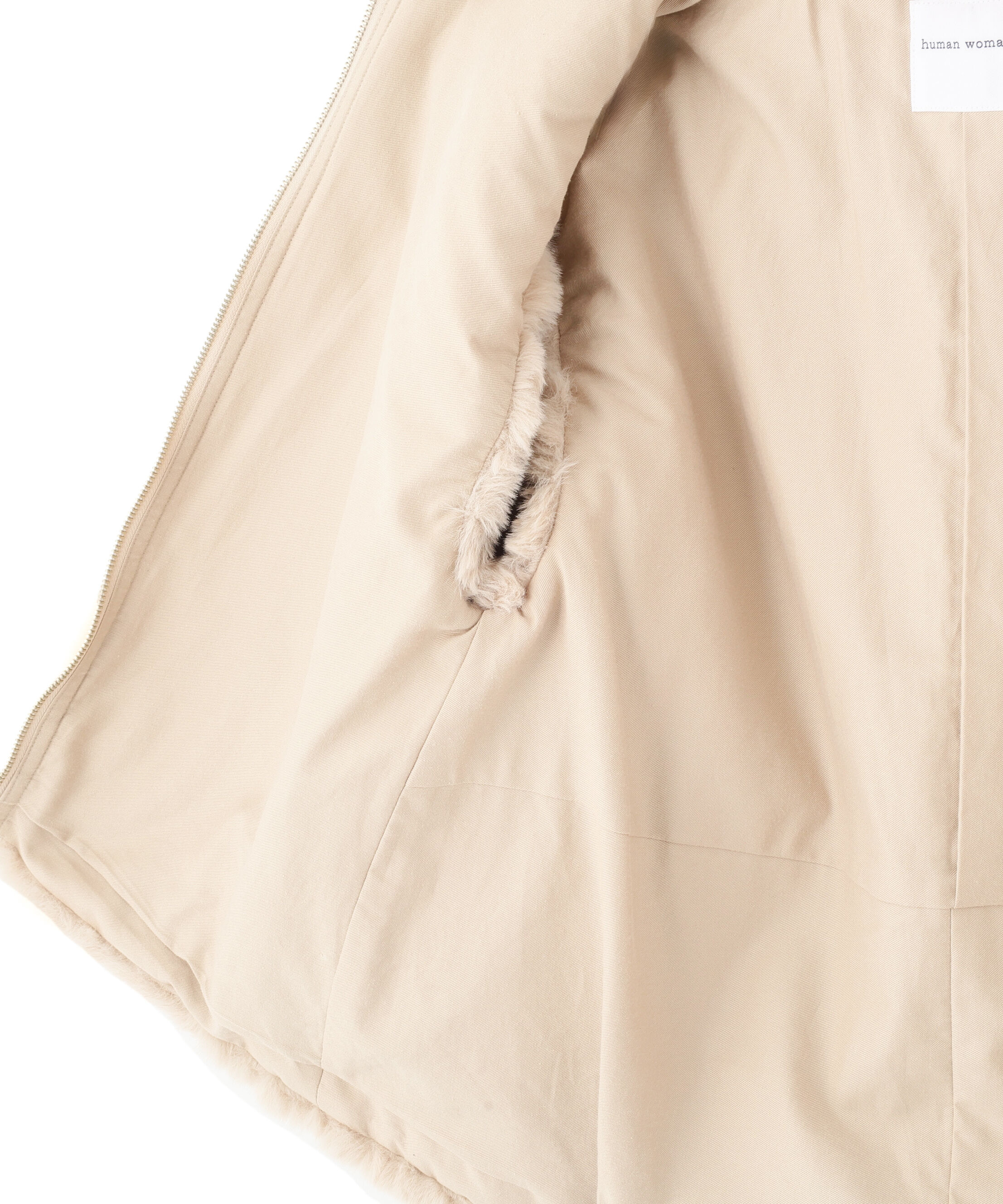  「◆フェイクファーコクーンジレ」|ブルゾン・スタジャン|