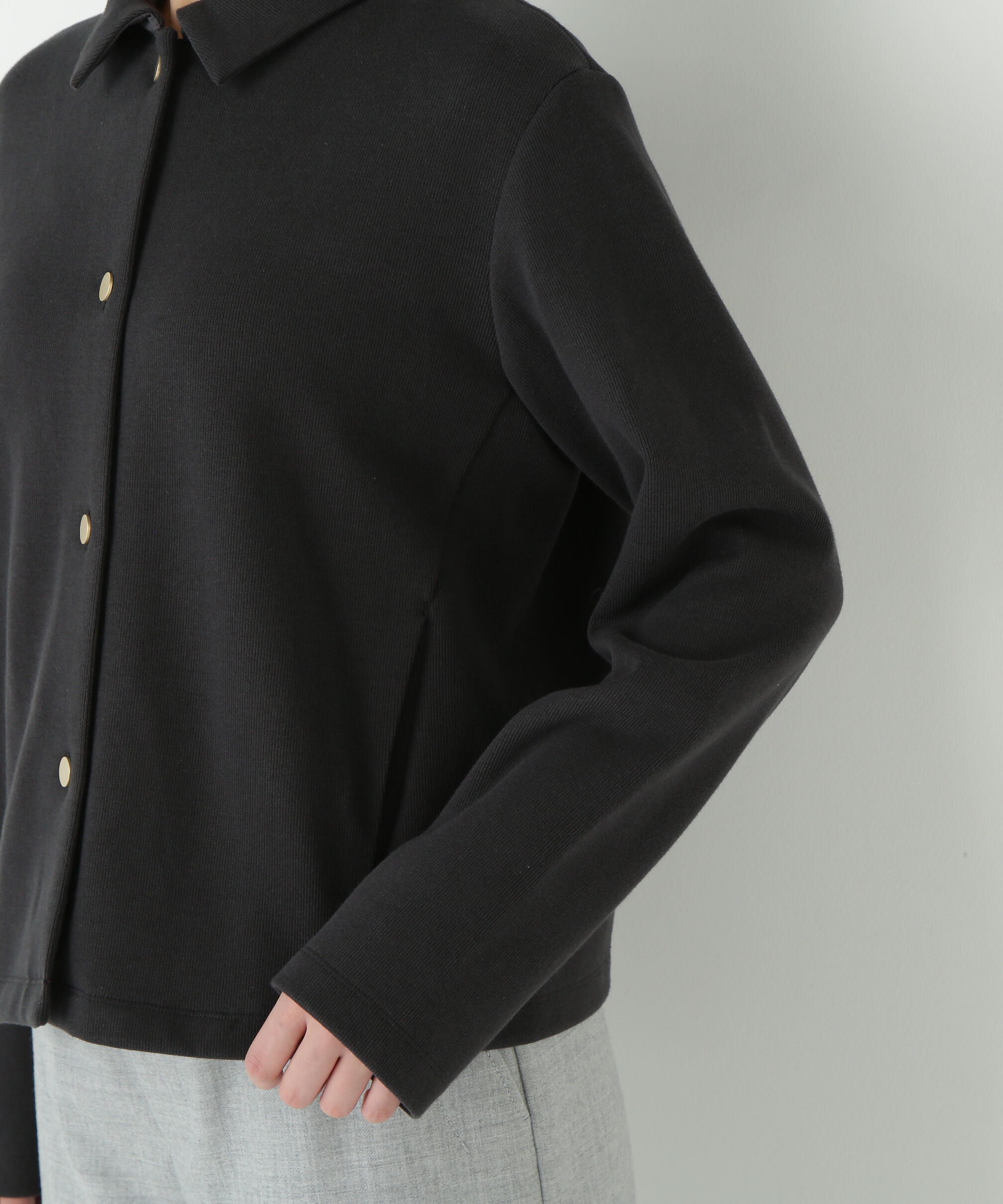  「◆リブダンボールニットステンカラーカーディガン」|Tシャツ・カットソー|