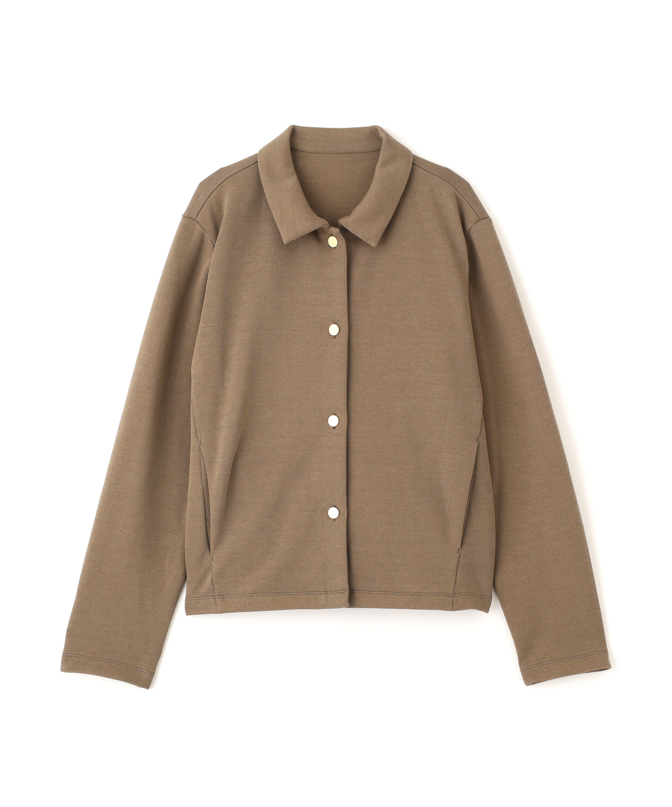  「◆リブダンボールニットステンカラーカーディガン」|Tシャツ・カットソー|