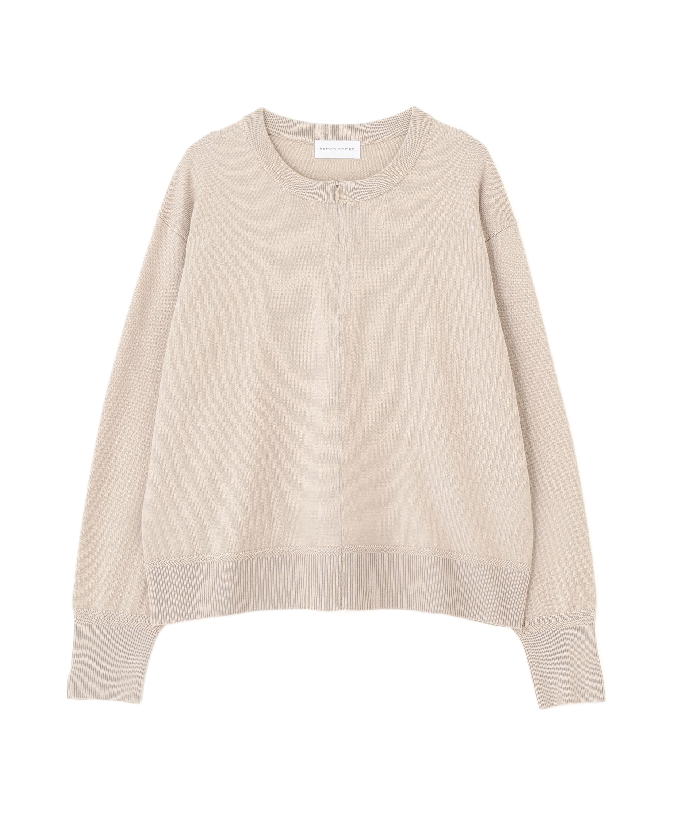  「◆ハイゲージプレーティングスキッパー風プルオーバー」|ニット・セーター|