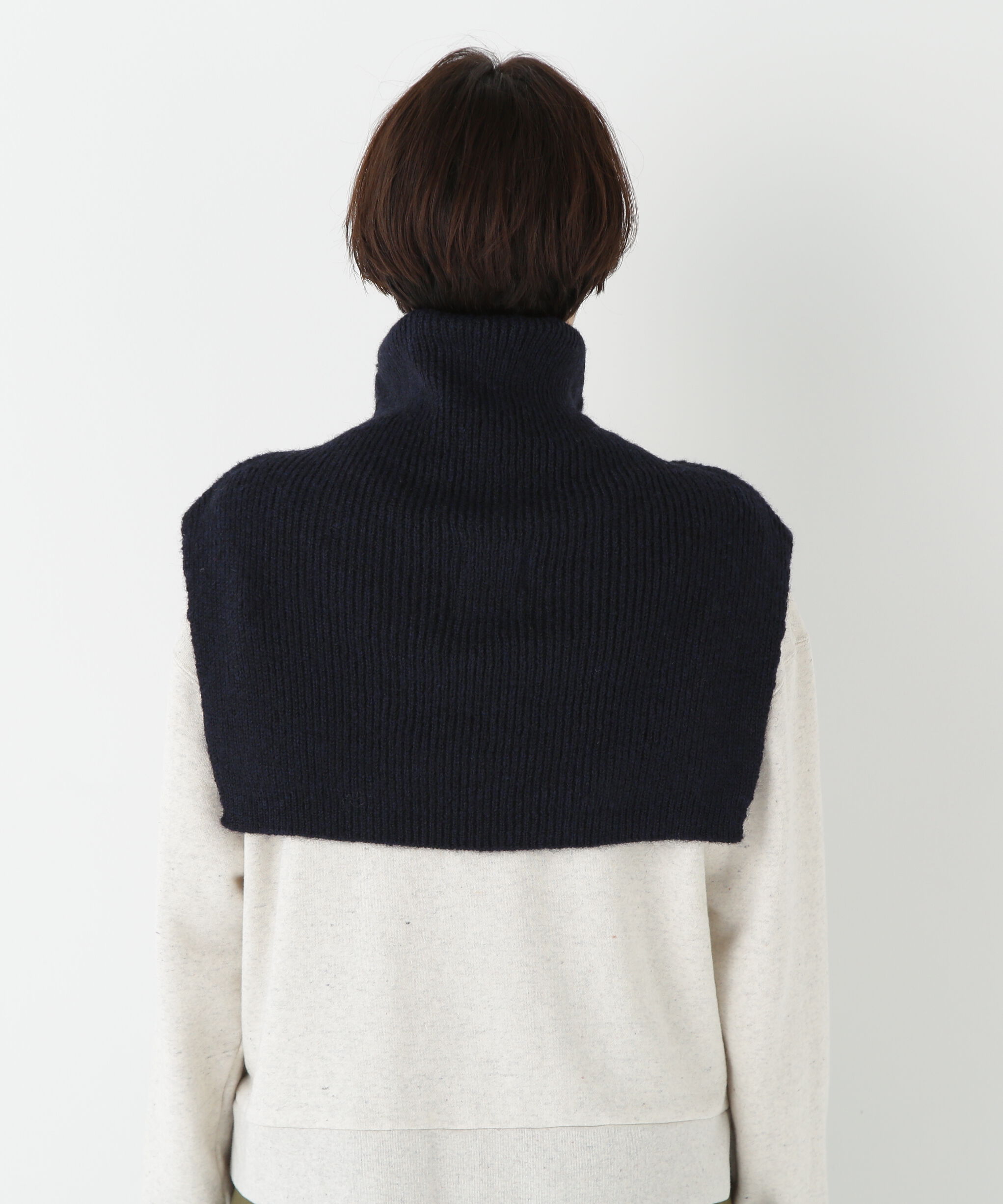  「◆スリットハイネックショートベスト」|ニット・セーター|