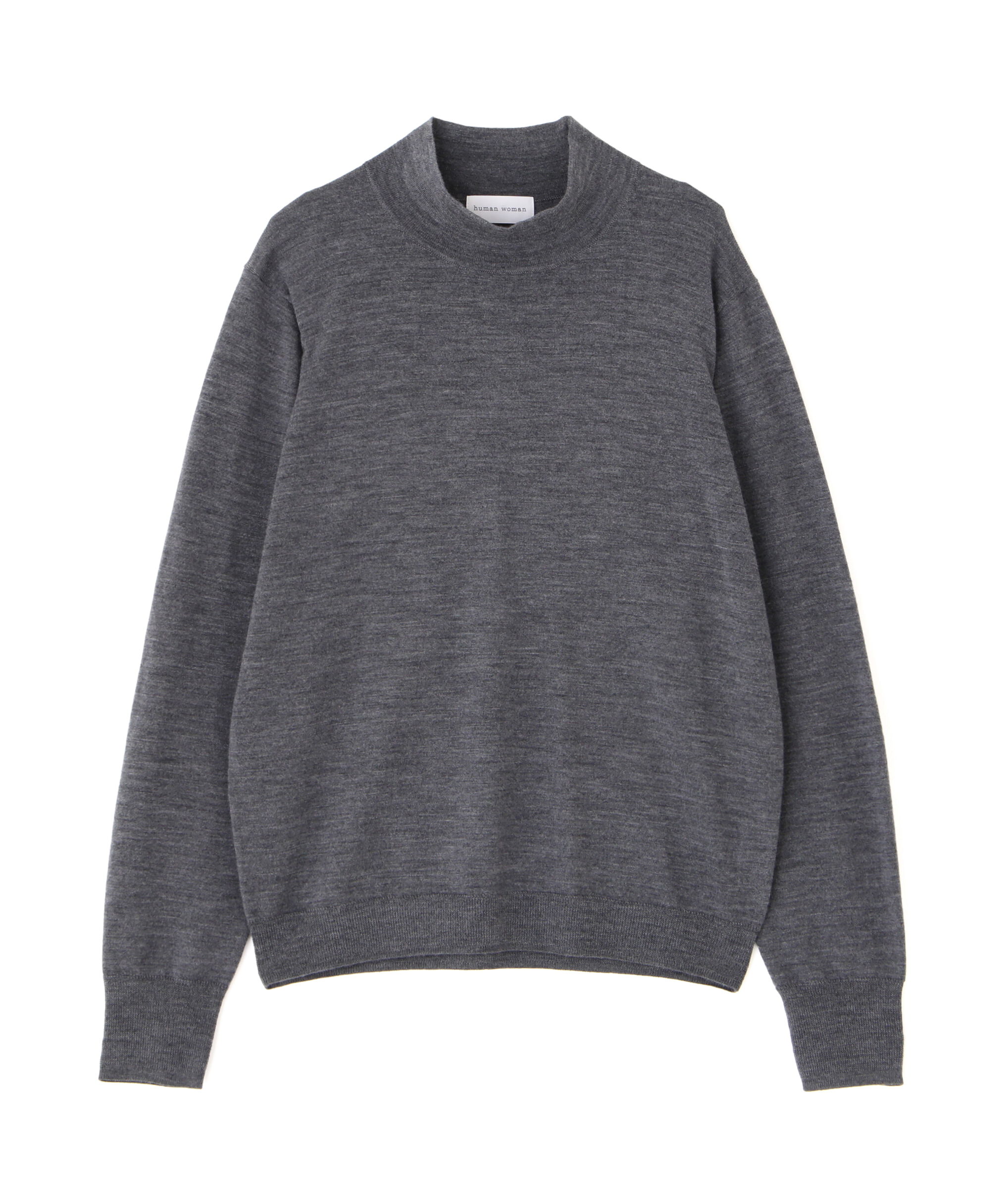  「梳毛天竺ハイネックプルオーバー」|ニット・セーター|