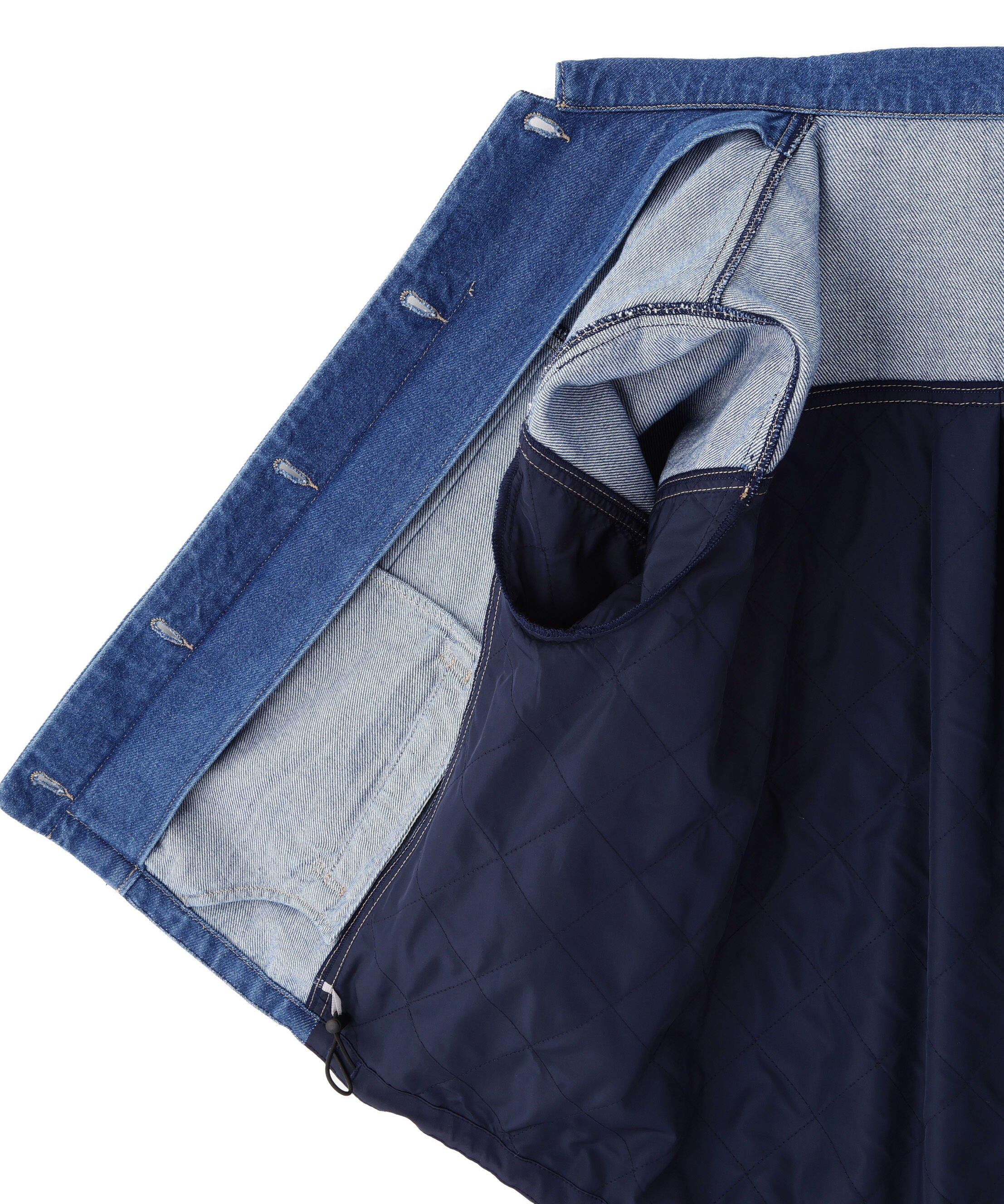  「◆ソフトデニムドッキングブルゾン」|ブルゾン・スタジャン|