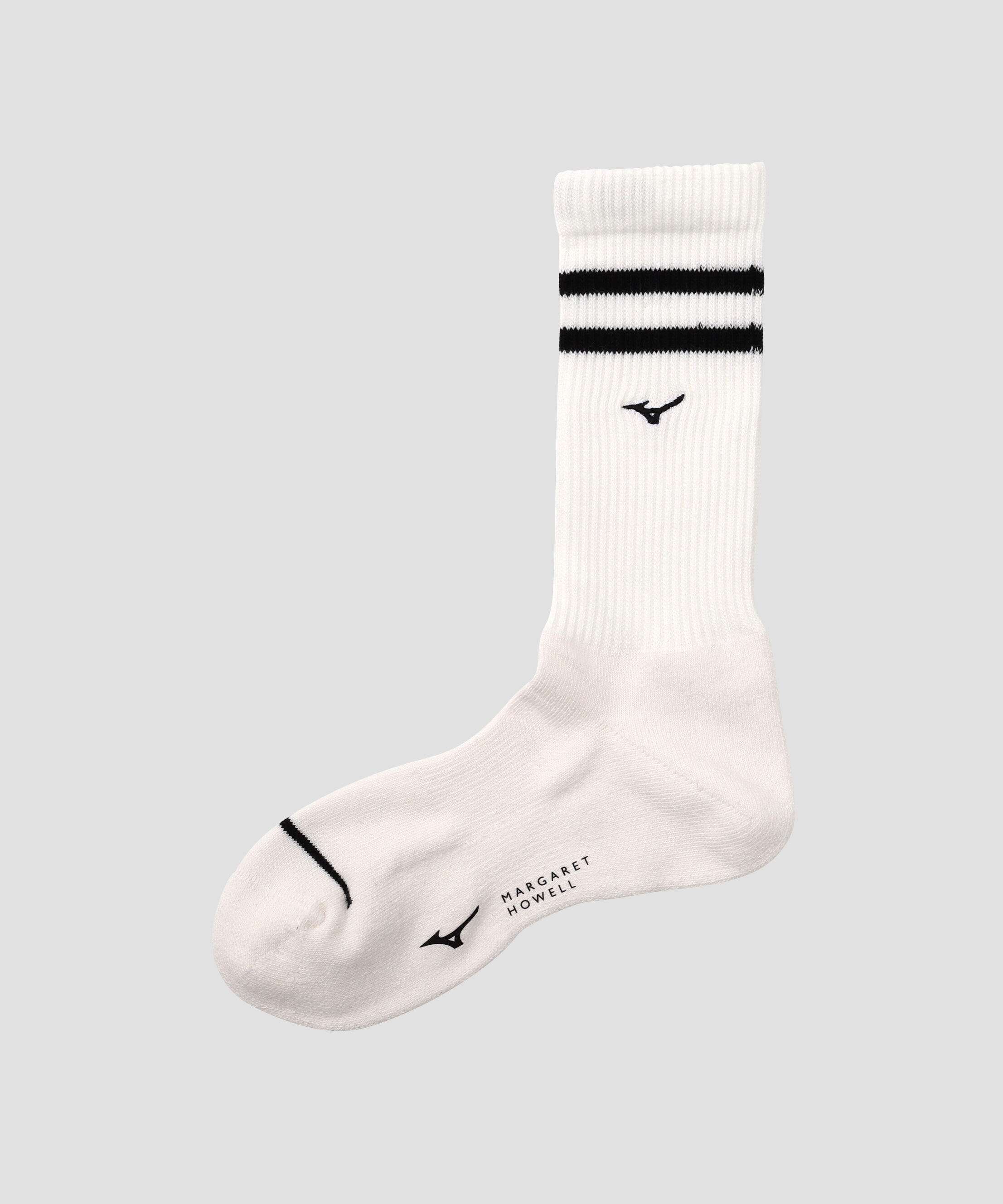 MARGARET HOWELL「STRIPE SPORTS SOCKS」|その他|IVORY1