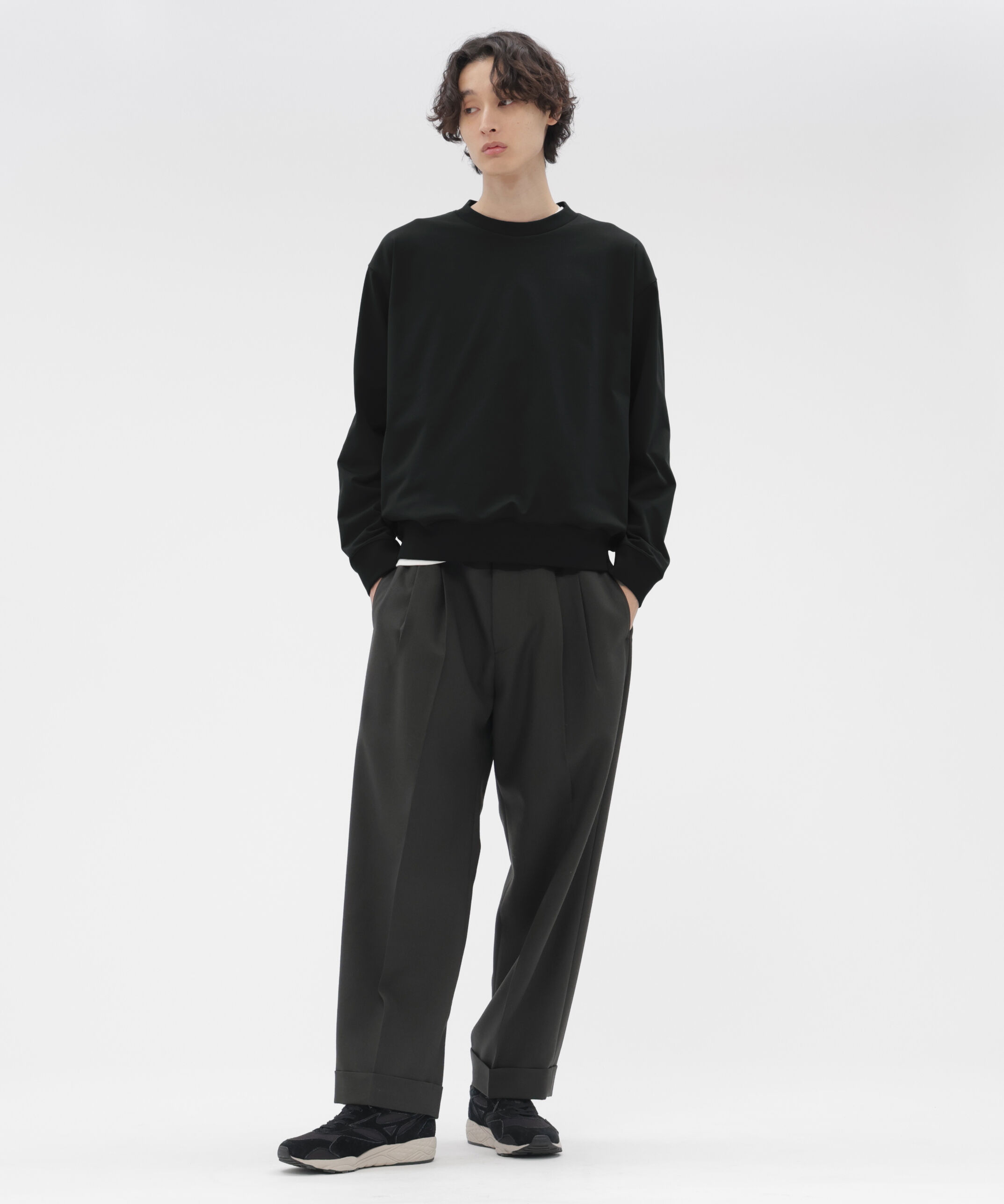 MARGARET HOWELL「HIGHDENCE POLYESTER JERSEY TOP」|Tシャツ・カットソー|