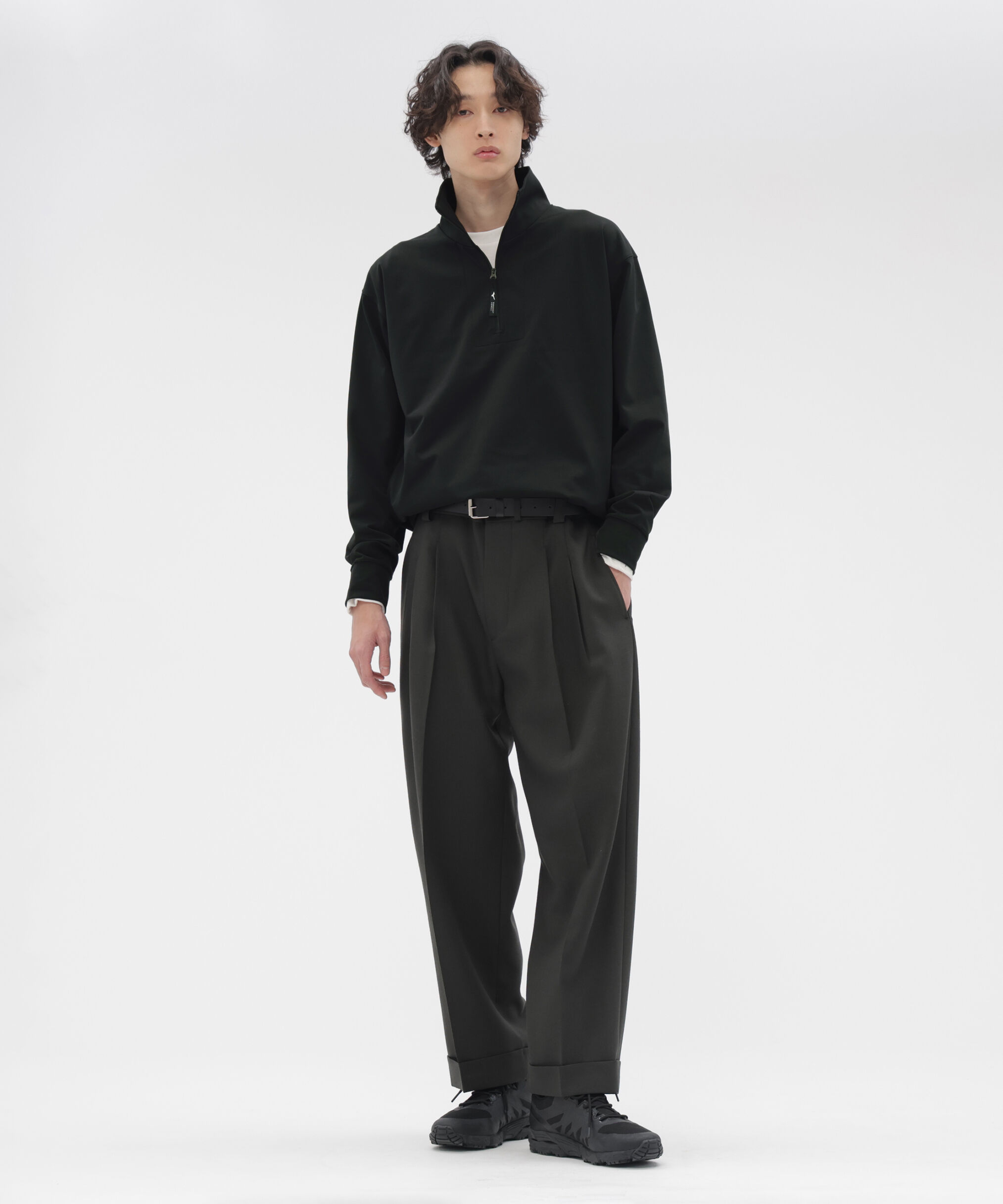 MARGARET HOWELL「HIGHDENCE POLYESTER JERSEY TOP」|Tシャツ・カットソー|