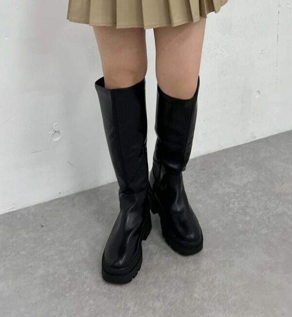 archives「厚底ロングブーツ」|その他|BLACK