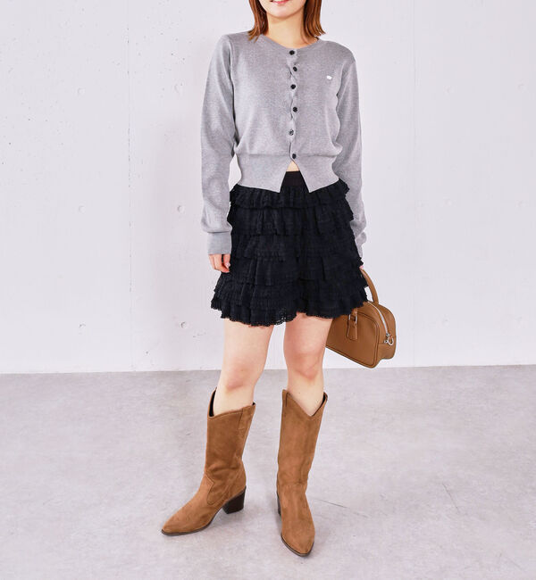archives「シェルプレートクロスボタンニットカーディガン」|カーディガン|