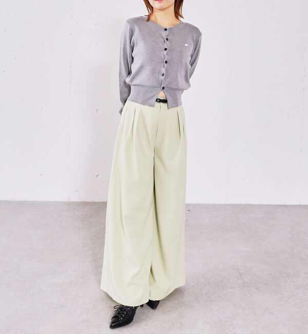 archives「シェルプレートクロスボタンニットカーディガン」|カーディガン|