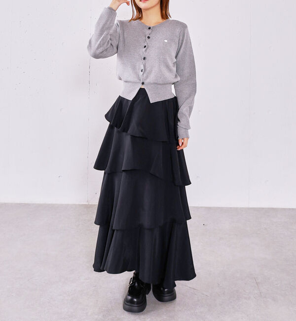 archives「シェルプレートクロスボタンニットカーディガン」|カーディガン|