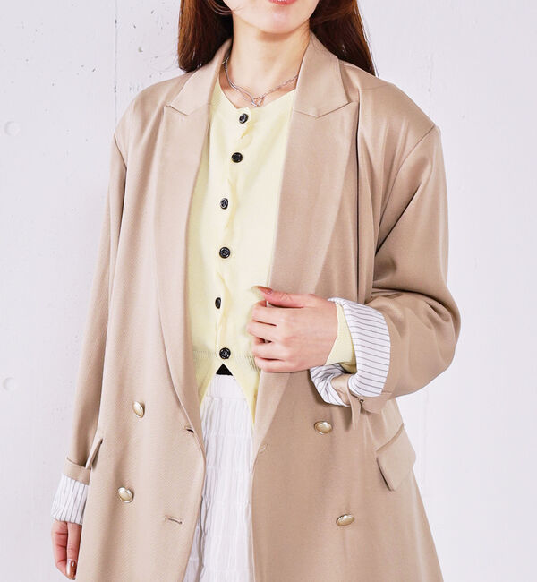 archives「シェルプレートクロスボタンニットカーディガン」|カーディガン|