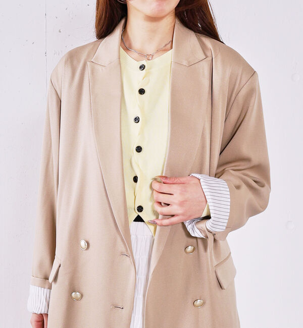 archives「シェルプレートクロスボタンニットカーディガン」|カーディガン|