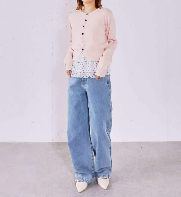 archives「シェルプレートクロスボタンニットカーディガン」|カーディガン|