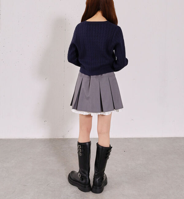 archives「レイヤードプリーツミニＳＫ」|スカート|