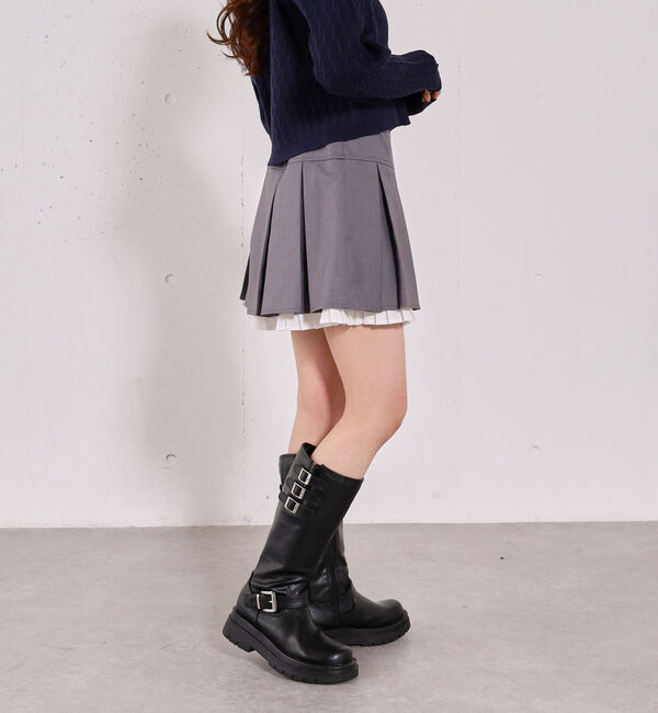 archives「レイヤードプリーツミニＳＫ」|スカート|