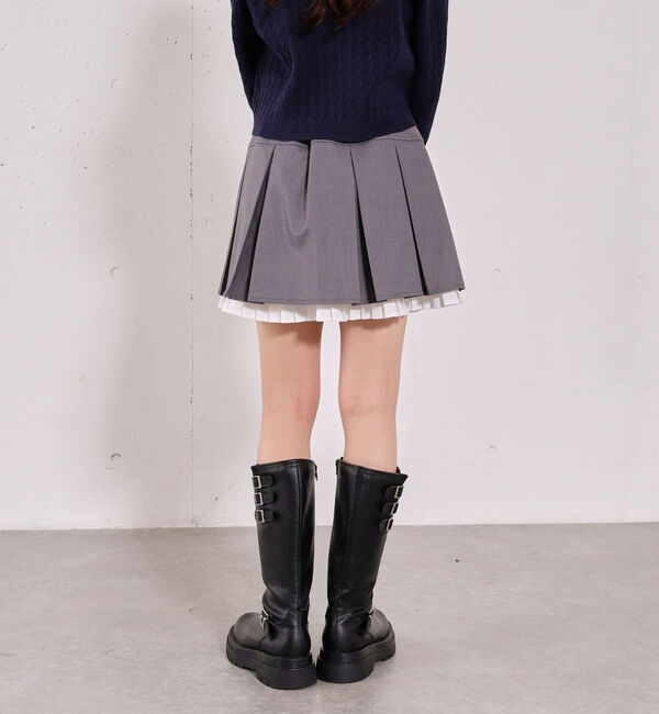 archives「レイヤードプリーツミニＳＫ」|スカート|