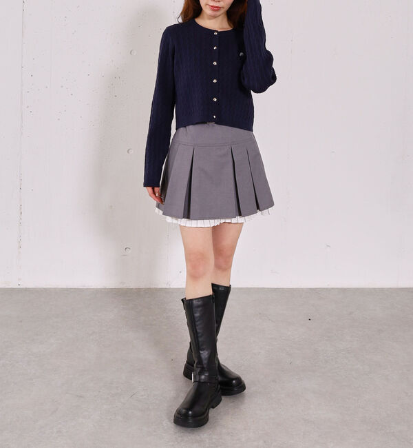 archives「レイヤードプリーツミニＳＫ」|スカート|