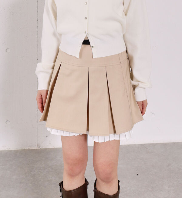 archives「レイヤードプリーツミニＳＫ」|スカート|