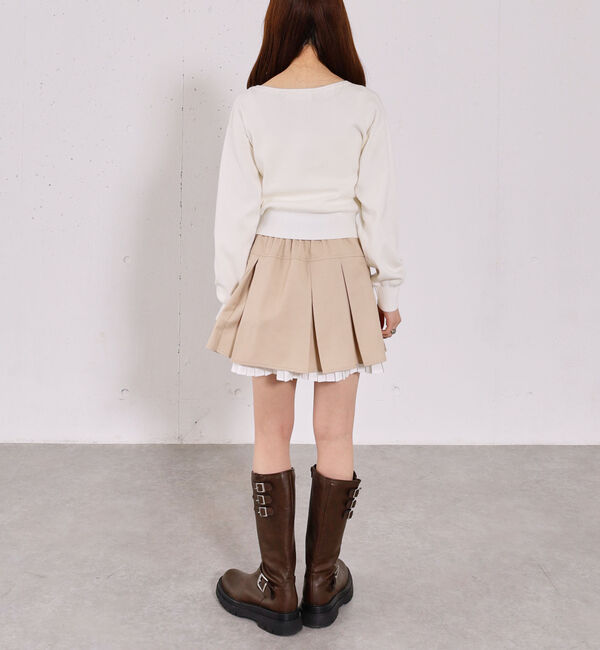 archives「レイヤードプリーツミニＳＫ」|スカート|