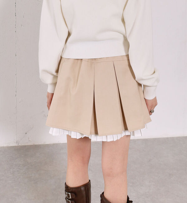 archives「レイヤードプリーツミニＳＫ」|スカート|