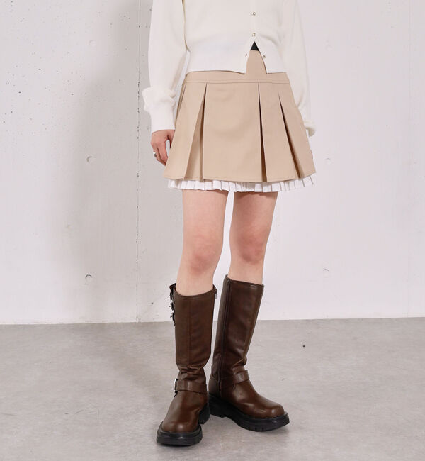 archives「レイヤードプリーツミニＳＫ」|スカート|