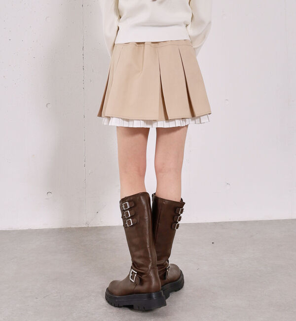 archives「レイヤードプリーツミニＳＫ」|スカート|
