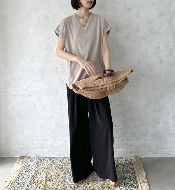 Doux archives「袖折り返しＴシャツ」|Tシャツ・カットソー|