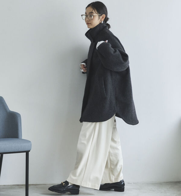 Doux archives「シャギースタンドオーバーコート」|ダッフルコート|