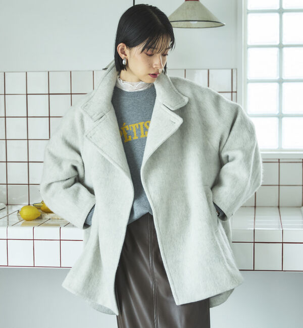 Doux archives「シャギースタンドオーバーコート」|ダッフルコート|