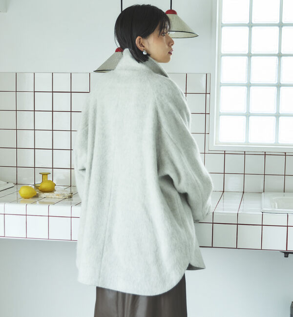 Doux archives「シャギースタンドオーバーコート」|ダッフルコート|