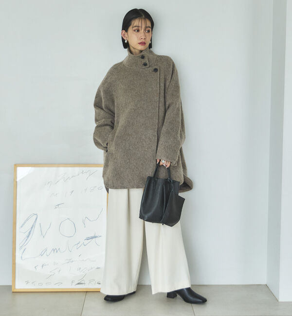 Doux archives「シャギースタンドオーバーコート」|ダッフルコート|