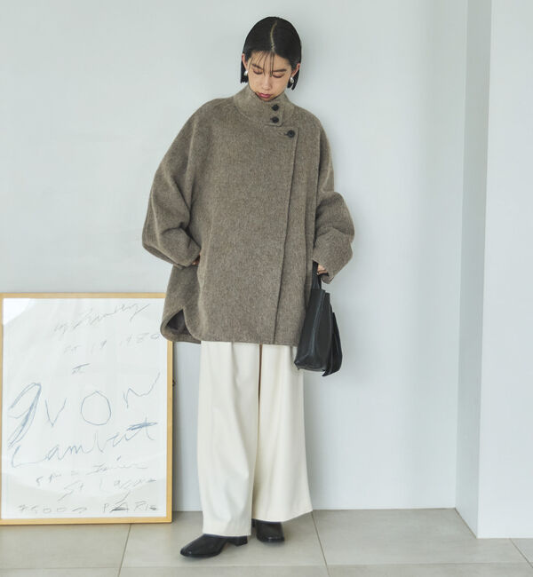 Doux archives「シャギースタンドオーバーコート」|ダッフルコート|